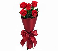 Букет 5 Красных роз Эдлесс Лав в Черняховске