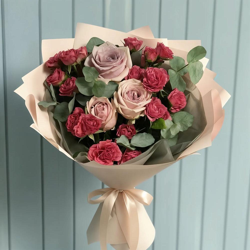 Букет цветов из: Гвоздики и Розы в Черняховске