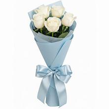 Букет 5 Белых роз Проуд #REPLACE_PRED# Черняховске
