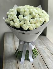 Букет 35 Белых роз в Черняховске