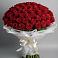 Букет 101 Красная роза Блэк Мэджик в Черняховске