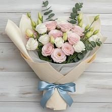 Букет цветов из:  Лизиантусы #REPLACE_PRED# Черняховске