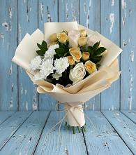Букет цветов из:  Розы и Хризантемы #REPLACE_PRED# Черняховске