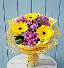 Букет цветов из:  Хризантемы и Герберы в Черняховске