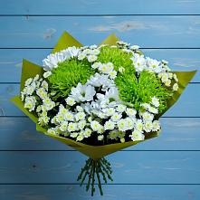 Букет цветов из:  Хризантемы #REPLACE_PRED# Черняховске