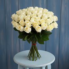 Букет 51 Белая роза Эдлесс Лав #REPLACE_PRED# Черняховске