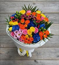 Букет цветов из:  Розы и Хризантемы #REPLACE_PRED# Черняховске