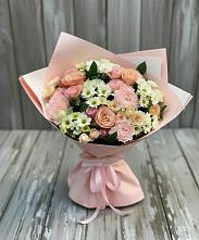 Букет цветов из:  Гвоздики, Розы и Хризантемы в Черняховске