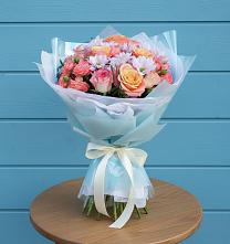 Букет цветов из:  Хризантемы и Розы в Черняховске