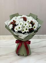 Букет цветов из:  Хризантемы #REPLACE_PRED# Черняховске