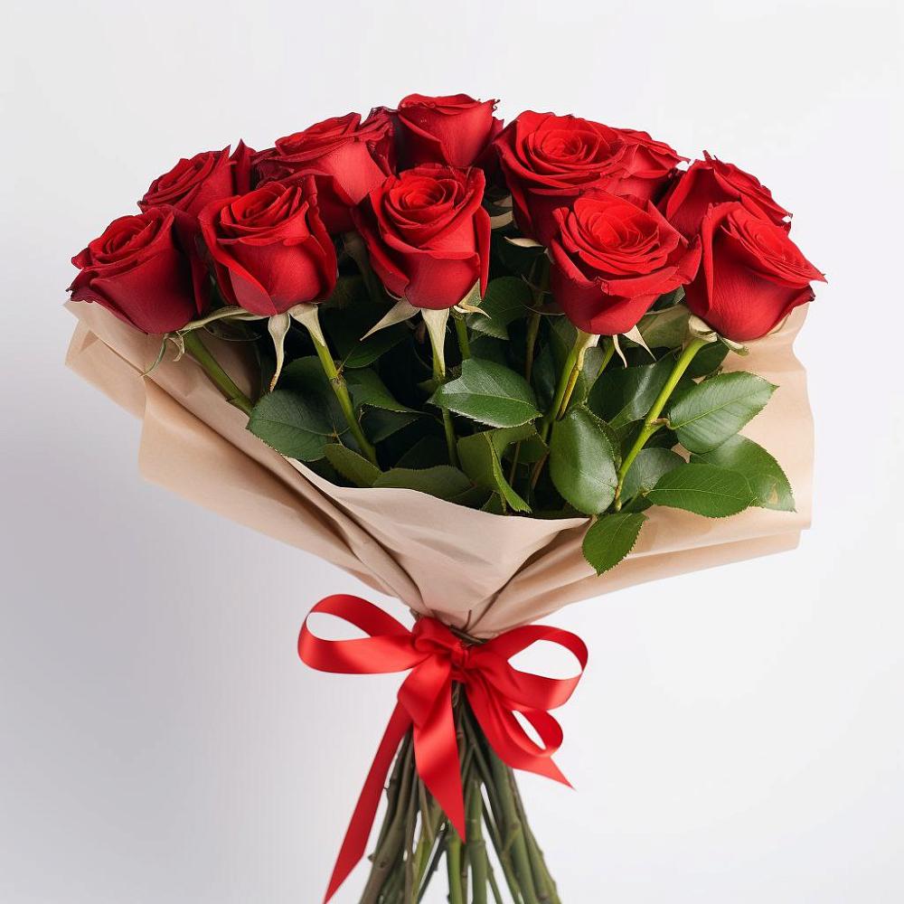 Букет 11 Красных роз Эдлесс Лав в Черняховске
